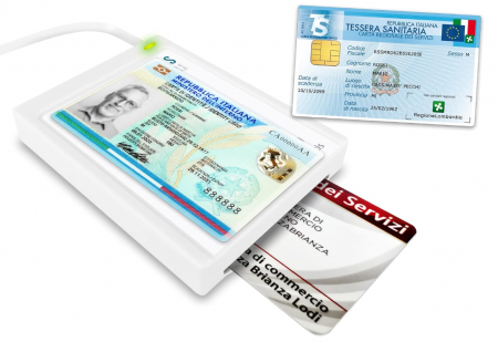 Cititor de carduri ATLANTIS USB2.0 Drive Cie 3.0 Windows 10 și Windows 11, alb, P005-CIED331C [0]