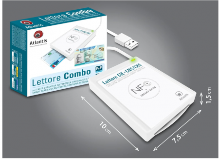 Cititor de carduri ATLANTIS USB2.0 Drive Cie 3.0 Windows 10 și Windows 11, alb, P005-CIED331C [5]