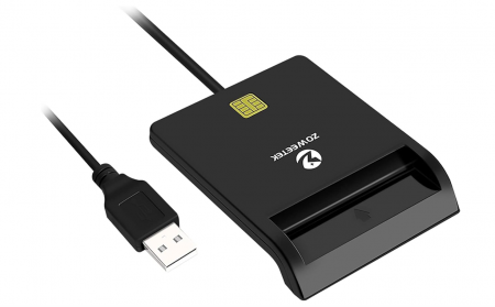 Cititor de carduri ZOWEETEK, negru [0]