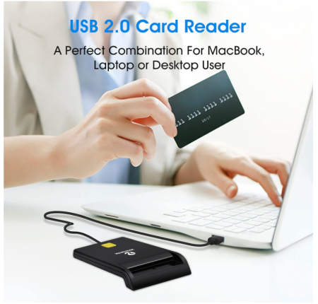 Cititor de carduri ZOWEETEK, negru [2]