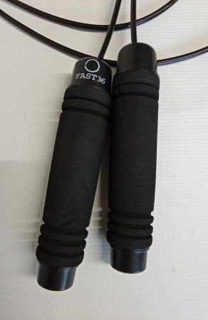 Coarda de sarit FAST36 pentru adulti, neagra [2]