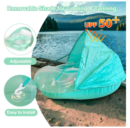 Colac de inot Float Joy pentru adulti cu baldachin [6]