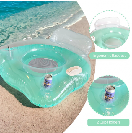 Colac de inot Float Joy pentru adulti cu baldachin [7]