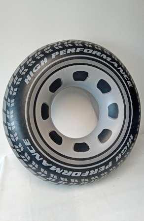 Colac de inot Intex Giant Tyre, model roata de masina, 91 cm [4]