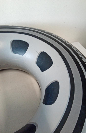 Colac de inot Intex Giant Tyre, model roata de masina, 91 cm [1]