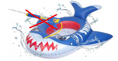 Colac de înot Olyee, pentru copii cu vârsta între 2-10 ani, rechin [2]