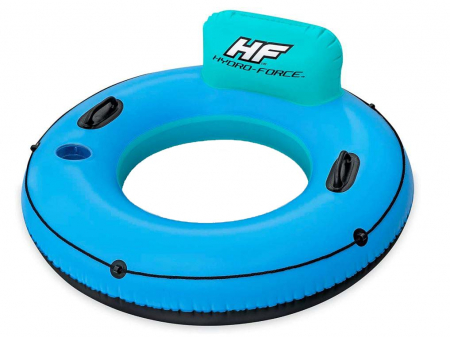 TOATE PRODUSELE - Colac gonflabil Bestway Hydro-Force, cu spatar, 106 cm, albastru