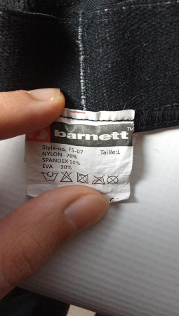 Colanti, pantaloni compresie BARNETT FS-07, 5 tampoane, marimea L [3]