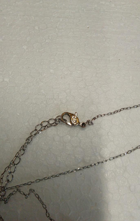 Colier Swarovski Stilla Attract, taietura rotunda, alb, placat cu rodiu [2]