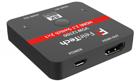 Comutator FeinTech VSW12100 Switch HDMI 2.1, 2 in 1, pentru Xbox PS5 [2]