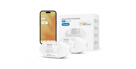 Produse complementare iluminat - Comutator WLAN Meross, telecomandă Smart Switch pentru aparate electrice de uz casnic, 2 bucăți