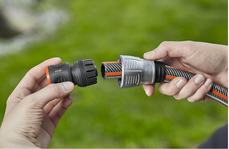 Conector, Mufa conectoare Gardena Premium cu stop pentru furtun 19 mm (3/4"), 18254-20 [2]