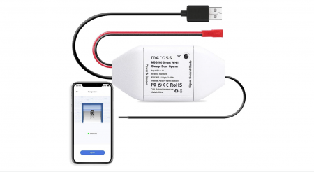 Kit-uri automatizari porti si usi garaj - Controler pentru uși de garaj Wi-Fi Meross