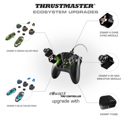 Controller Thrustmaster ESWAP X PRO cu cablu, Gamepad modular profesional, pentru Xbox Series X|S|One și PC [8]