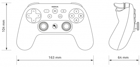 Controller wireless Nokia pentru jocuri, Bluetooth, negru [13]