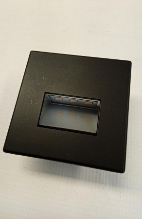 Corp de iluminat pentru scari Paulmann, LED, 1.2W, 100 lm, alb cald 2700K, negru mat [1]