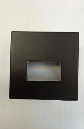 Corp de iluminat pentru scari Paulmann, LED, 1.2W, 100 lm, alb cald 2700K, negru mat [3]