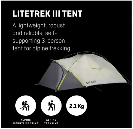 Cort 3 persoane Salewa Litetrek III [2]