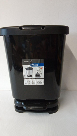 Coș cu pedală cu capac M-Home, 33.2 x 25.2 x 45.7 cm, 20 L [2]