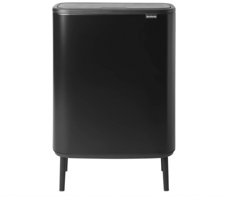 Curatenie si intretinere - Cos de gunoi Brabantia Bo Touch Bin HI, 60L, negru mat