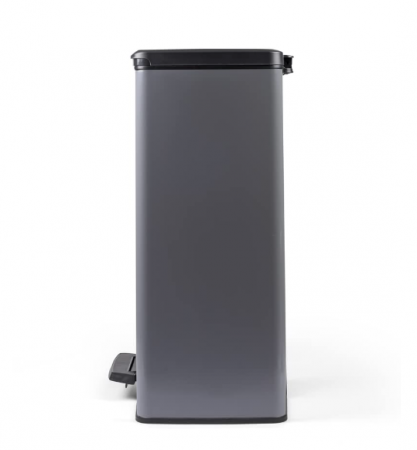 Cos de gunoi cu pedala Curver Deco, gri rece, 65L, dreptunghiular [4]