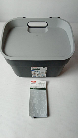 Coș de gunoi Curver Ready To Collect, 5L, gri închis [4]