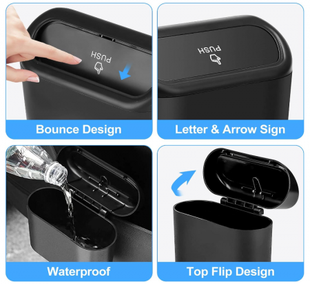 Cos de Gunoi si Depozitare pentru Masina GENERIC, 100 de bucăți saci de gunoi [5]