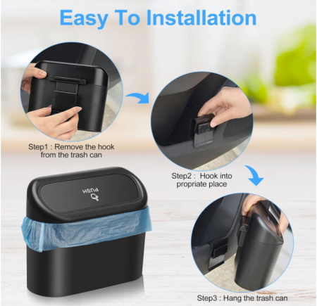 Cos de Gunoi si Depozitare pentru Masina GENERIC, 100 de bucăți saci de gunoi [4]