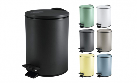 Curatenie si intretinere - Coș de gunoi Spirella, pentru deseuri, 3 litri cu Softclose, negru