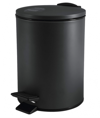 Coș de gunoi Spirella, pentru deseuri, 3 litri cu Softclose, negru [2]