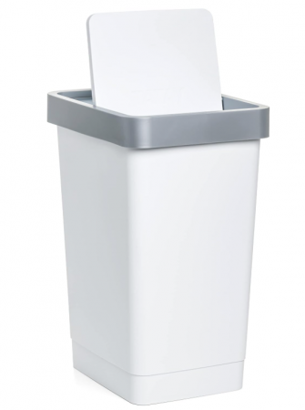 Coș de gunoi Tatay 1105052 25L, Alb, Plastic [3]