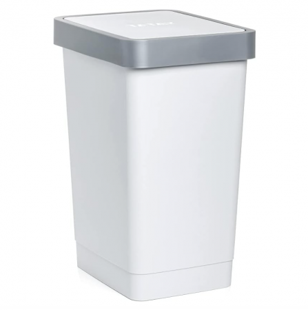 Coș de gunoi Tatay 1105052 25L, Alb, Plastic [0]