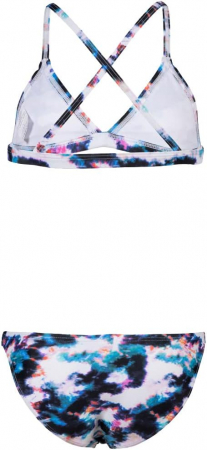 Costum de baie din două piese pentru fete ARENA Tie And Dye Bikini Triangle, 8-9 ani [3]