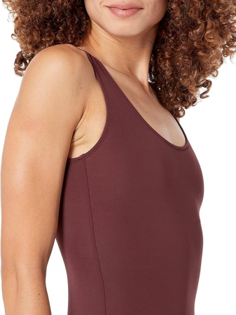 Costum de baie intreg pentru femei Amazon Essentials, maro, XS [2]