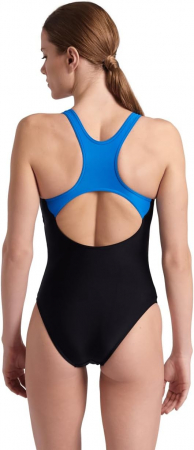 Costum de baie intreg pentru femei Arena Control Pro Back Graphic B, negru/albastru, D 40 [2]