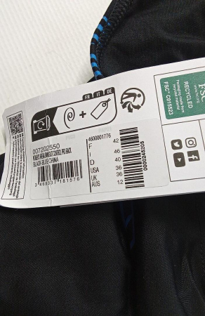 Costum de baie intreg pentru femei Arena Control Pro Back Graphic B, negru/albastru, D 40 [1]