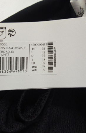 Costum de baie intreg pentru femei Arena Solid Swim Pro Team, negru, 38 [1]