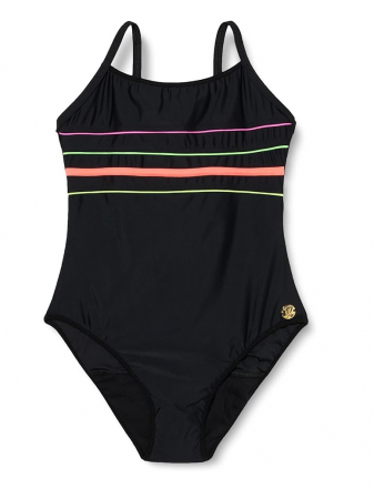 Imbracaminte si Incaltaminte copii - Costum de baie intreg pentru fete 12 ani, HAUTE PRESSION C01 T12a, negru