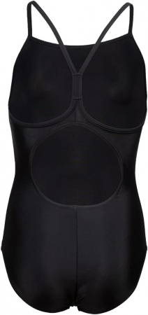 Costum de baie intreg pentru fete Arena Feel Light Drop, negru, 10-11 ani, 140 [1]