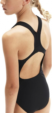 Costum de baie intreg pentru fete Speedo Eco Endurance+ Medalist, negru, 11-12 ani, 152 cm [4]
