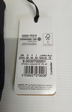 Costum de baie Speedo Shaping Aquanite pentru femei, FR 46 [1]