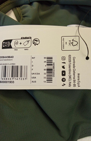 Costum de baie pentru barbati ARENA Santamarias R, slip verde, marime 80 [1]