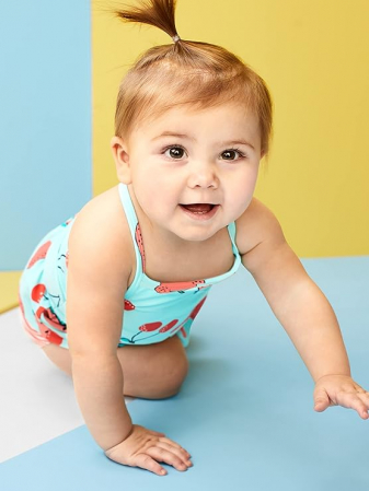 Costum de baie pentru bebelusi Simple Joys by Carter's, model cu fructe, 12 luni [2]