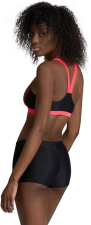 Costum de baie pentru femei Arena, 2 piese, negru/rosu, 38 [2]