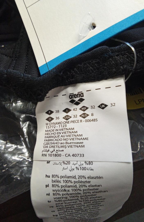 Costum de baie pentru femei One Piece Dynamo ARENA, D 36 [1]