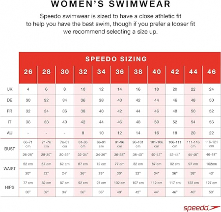Costum de baie Speedo Essentials Endurance+ Medalilist pentru femei, roșu, Marimea 42 [7]