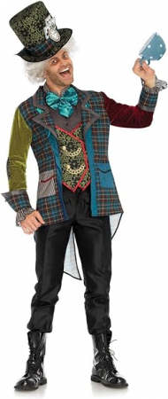 Costum Deluxe Mad Hatter pentru bărbați, Leg Avenue, Marimea XL [3]