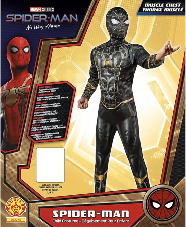 Costum Rubie's Marvel Spider-man 3 Deluxe Versiunea 2 pentru baieti, M [3]
