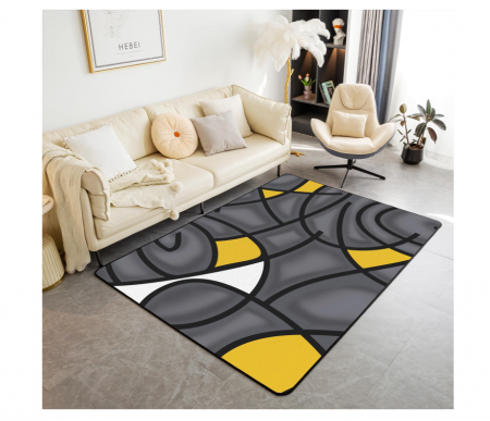 Textile si covoare - Covor pentru living/dormitor 150x200cm, Model Artă Abstractă Modernă, antiderapant