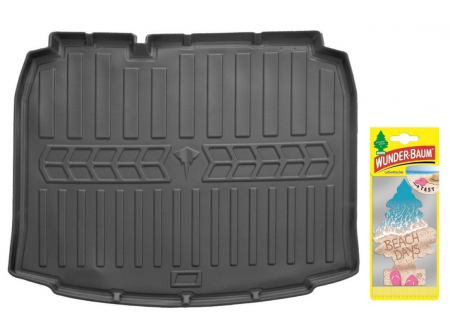 Covorase auto - Covor Protectie Portbagaj Umbrella Pentru Audi A3 (8P) Hatchback (2003-2012) + Odorizant Auto Bradut Wunder-baum Beach Days